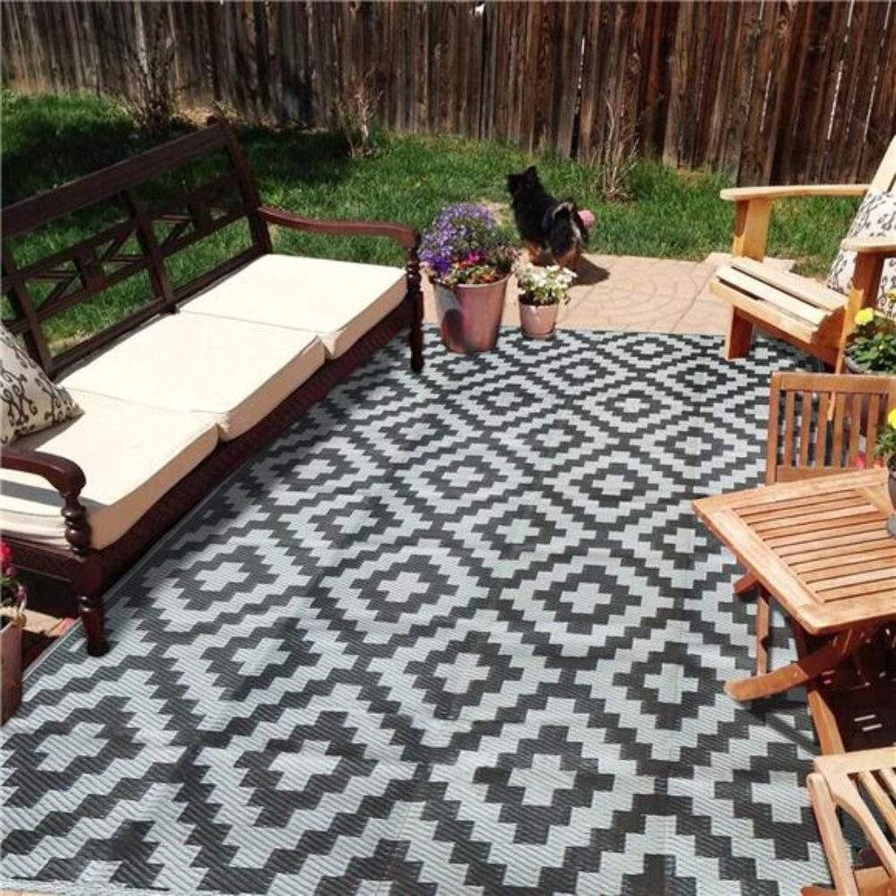 Reversible Mats, Plastic Straw Rug, Modern Area Rug, Large Floor Mat and Rug